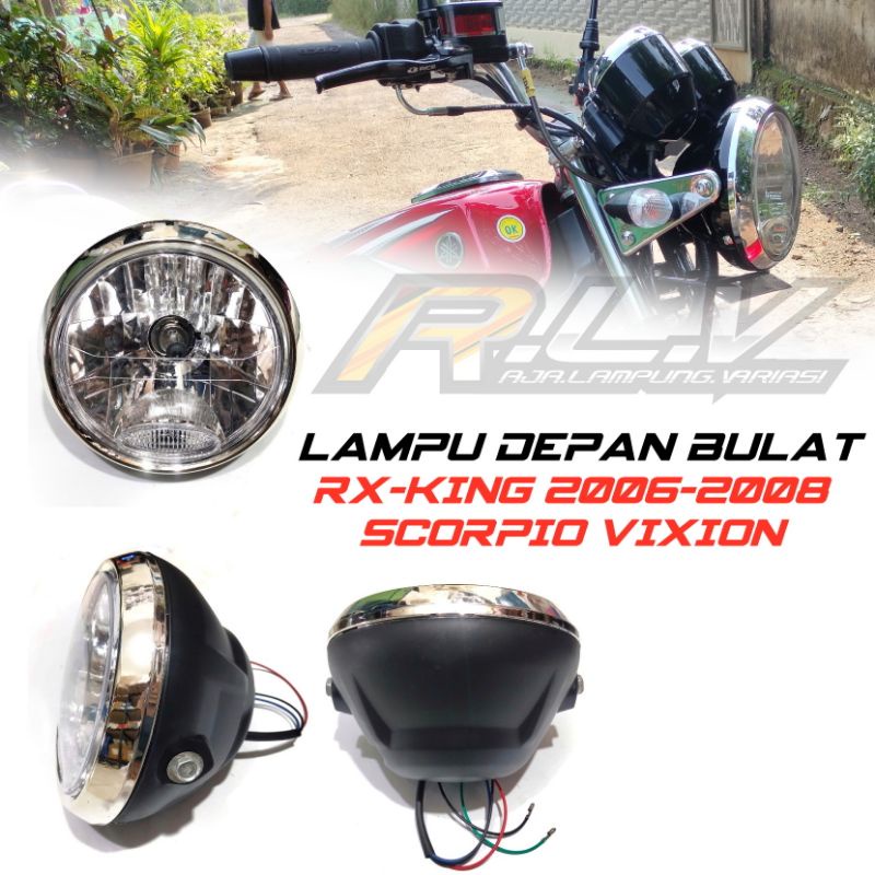 LAMPU DEPAN RX KING NEW | HEADLAMP RX KING 2006-2008 TERBAIK PNP SCORPIO VIXION OLD | LAMPU DEPAN BU