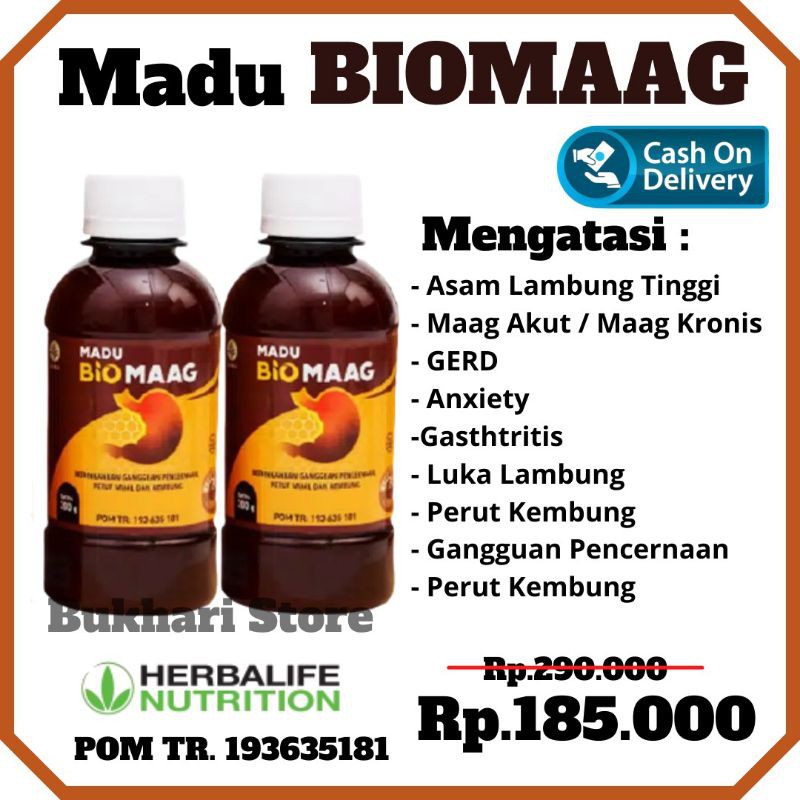 

Madu Biomaag Madu BIOMAG - Madu Asam Lambung, GERD, Maag Kronis, Maag Akut, Anxiety dan Luka Lambung