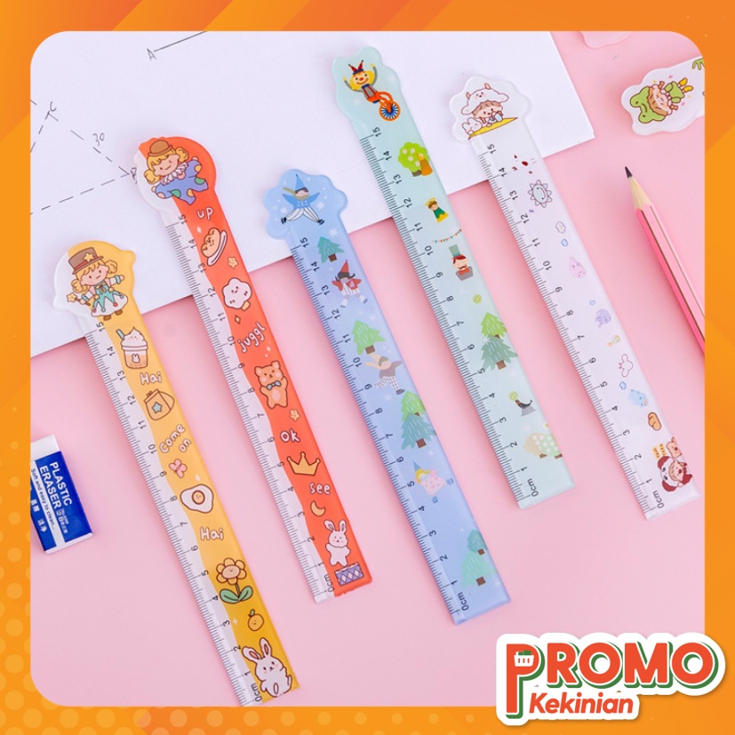

Promo Kekinian - S6069 Penggaris Lucu 15 Cm / Penggaris Plastik Funny Karakter / Penggaris Sekolah Kantor / Penggaris Bermotif Lucu