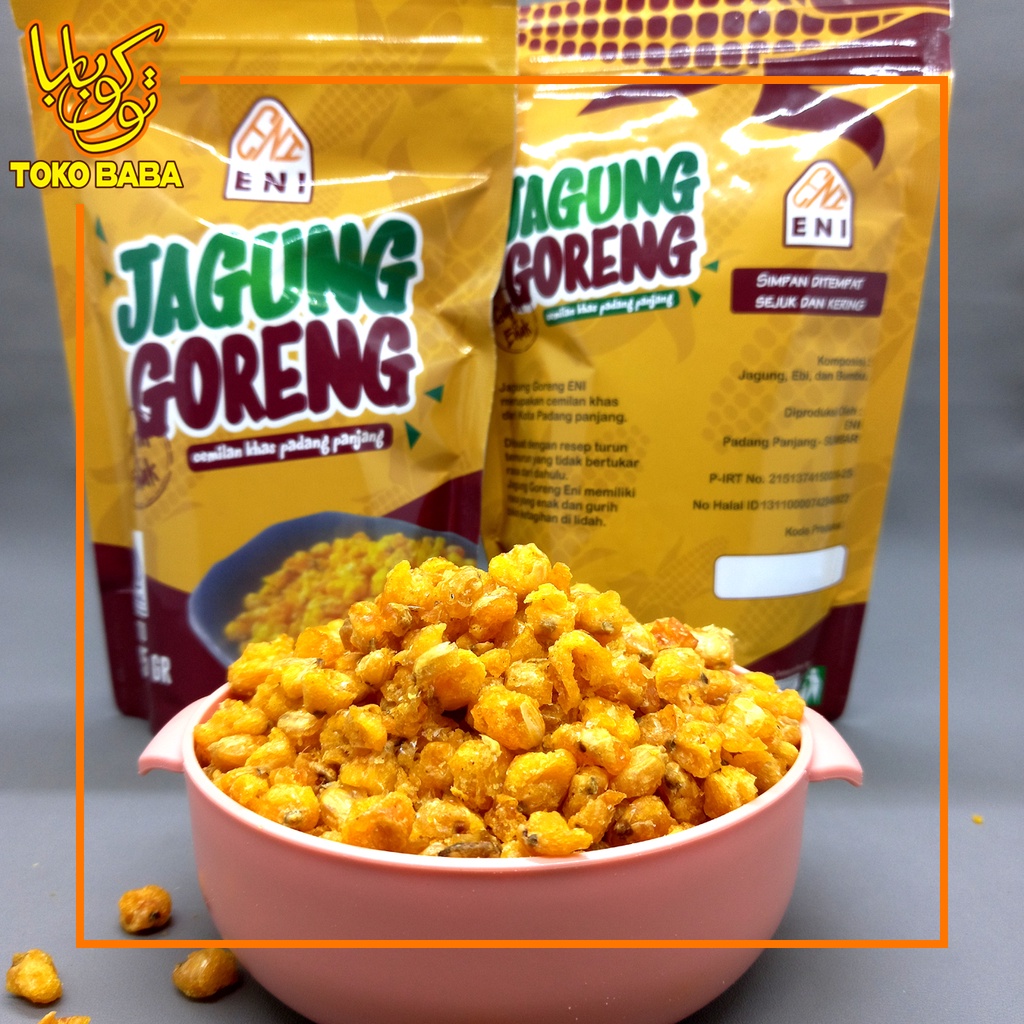 

Jagung Goreng Ebi Eni - Tojin Jagung Khas Padang Panjang