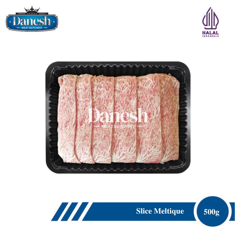 

COD Slice Beef Wagyu Meltique Daging Sapi Iris Frozen Food Halal
