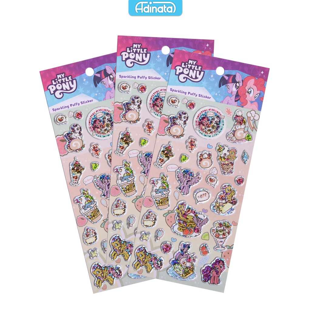 

My Little Pony Sparkling Stickers Puffy 2329-6156 / Stiker - Adinata