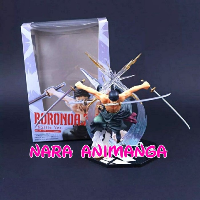 MURAH-  Nara Animanga Action Mini Figure Anime One Piece Roronoa Zoro - Koa No Box 1- 1.2.23