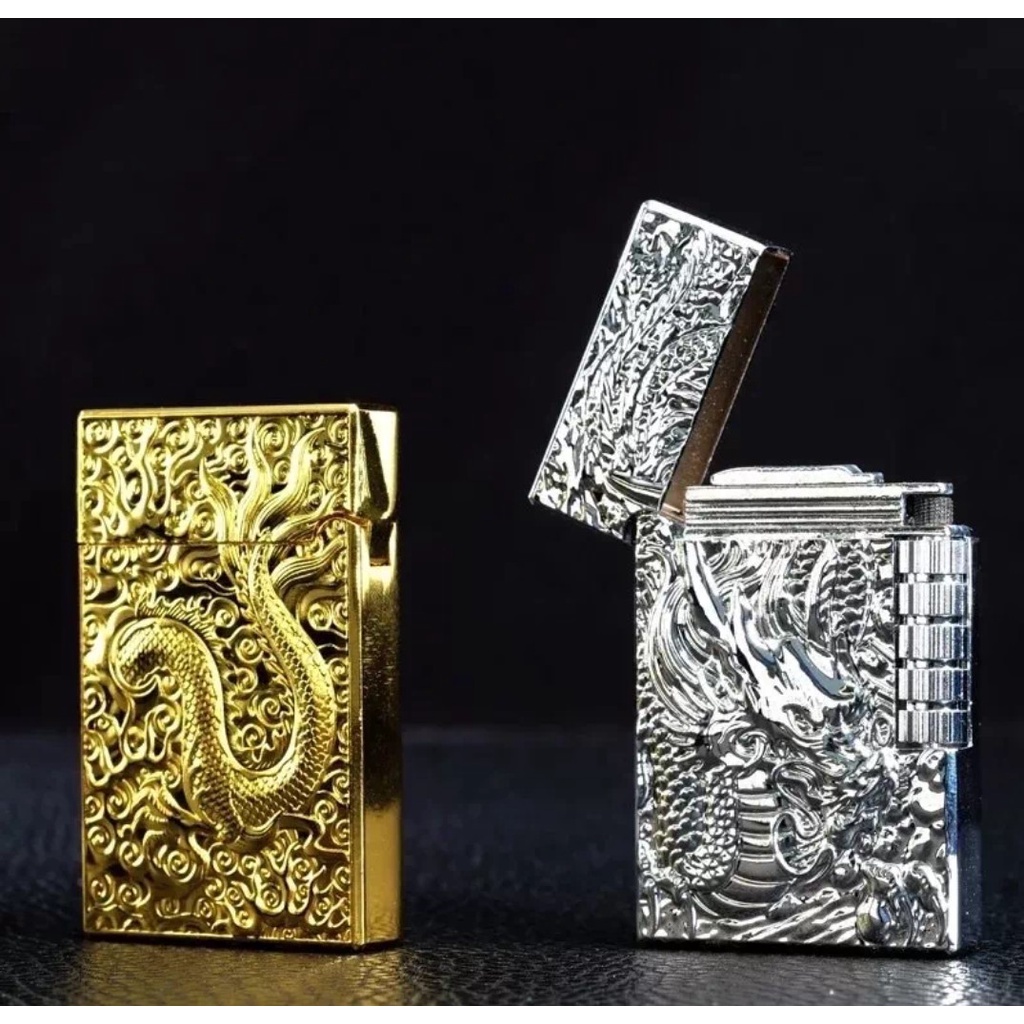 korek vintage korek api bara unik gas dupoon naga jet power  korek api las bisa isi ulang korek unik