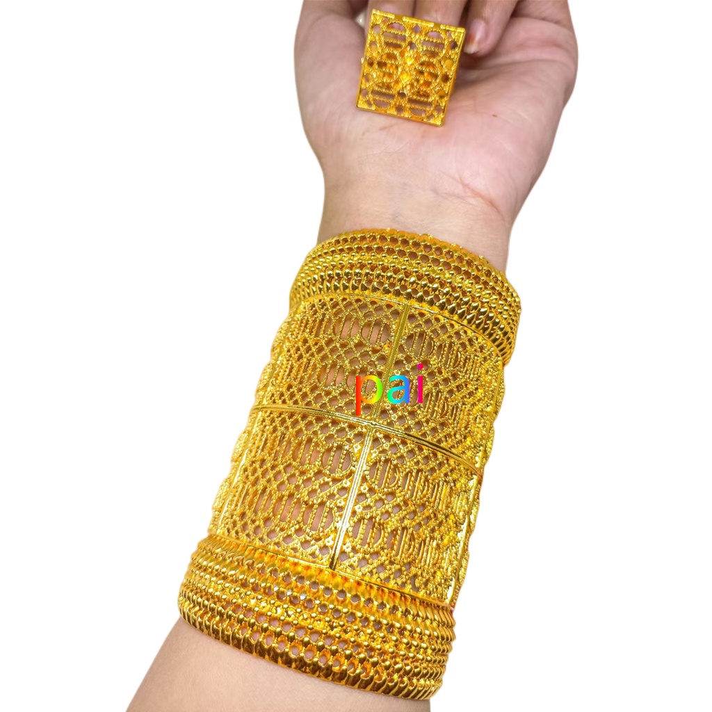 Gelang kendari xuping perhiasan lapis Emas 24k