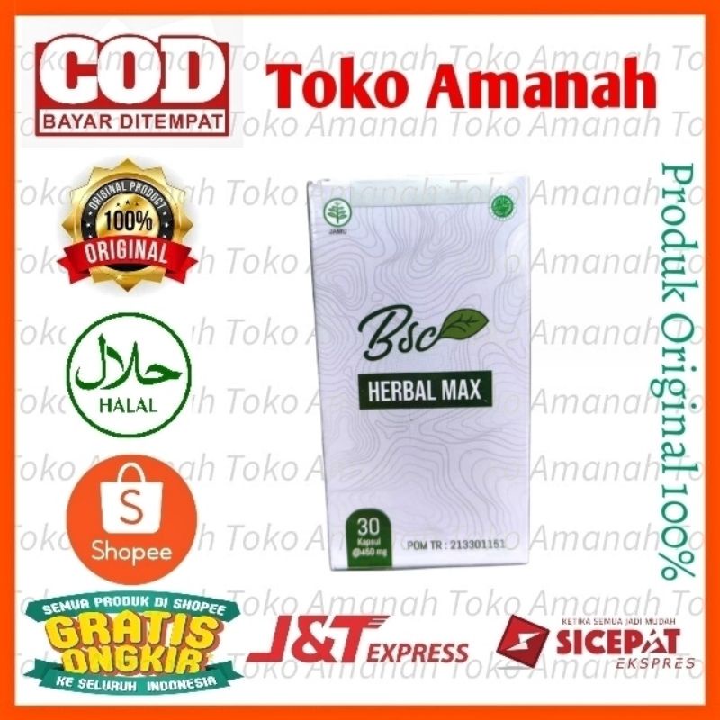 BSC BODY SLIM MAGIC CAPSULE HERBAL MAX - Pelangsing Badan - Obat Diet isi 30 kapsul cepat dan efekti