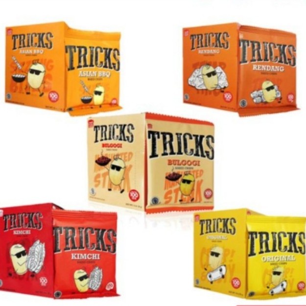 

TRICK BISKUIT KENTANG POTATO BAKED CHIPS 20GR - KIMCHI