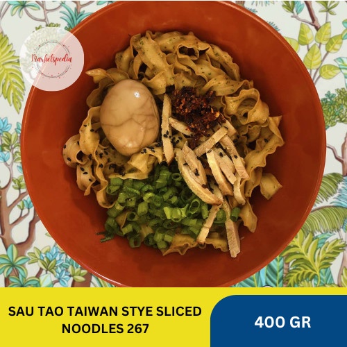 

Sau Tao Taiwan Style Sliced Noodles / Mie Kering Gandum 400 GR