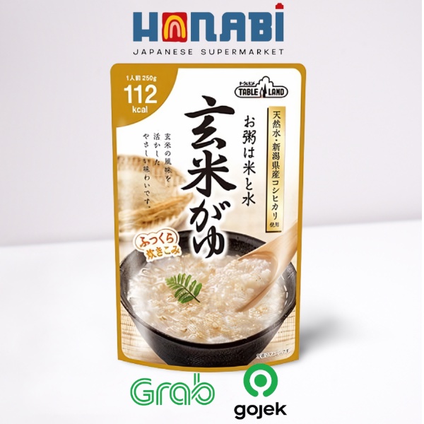 

Tableland Brown Rice Porridge 220g - Bubur Nasi Coklat Made In Japan