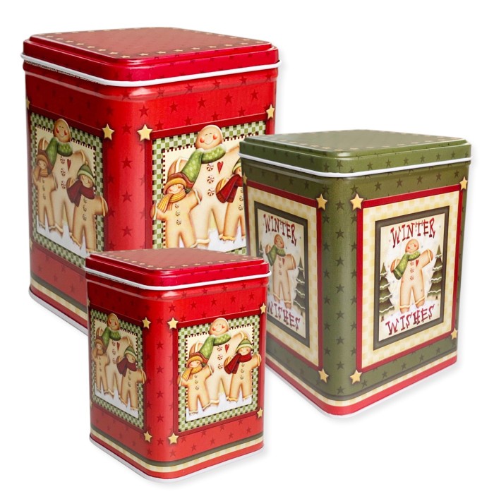 

Scoop Kotak Kaleng Natal Tin Box Set (3pcs) 64674201