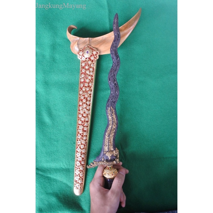 

Keris ganesha kinatah alusan warangka ladrang wfn8030 murah