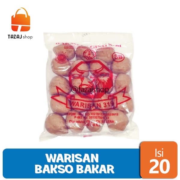 

Warisan Bakso Bakar 140 isi 20 pcs