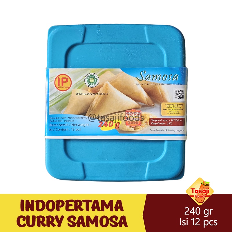 

Indopertama Curry Samosa 240gr - Isi 12 Pcs