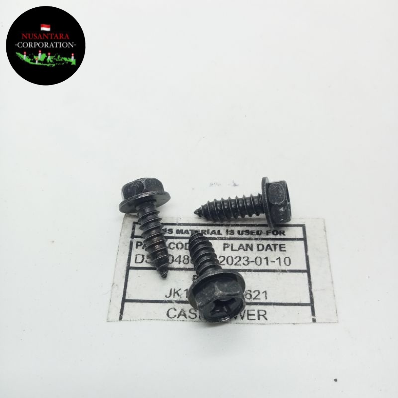 BAUT KASAR M6 kunci 10 dan obeng dobel exsa baut SCRW SKRUP