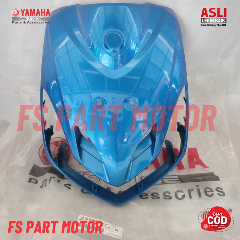 BODY DEPAN DASI MIO SMILE BIRU SAPHIR SAFIRE ORIGINAL 28D-F8311-00-P3