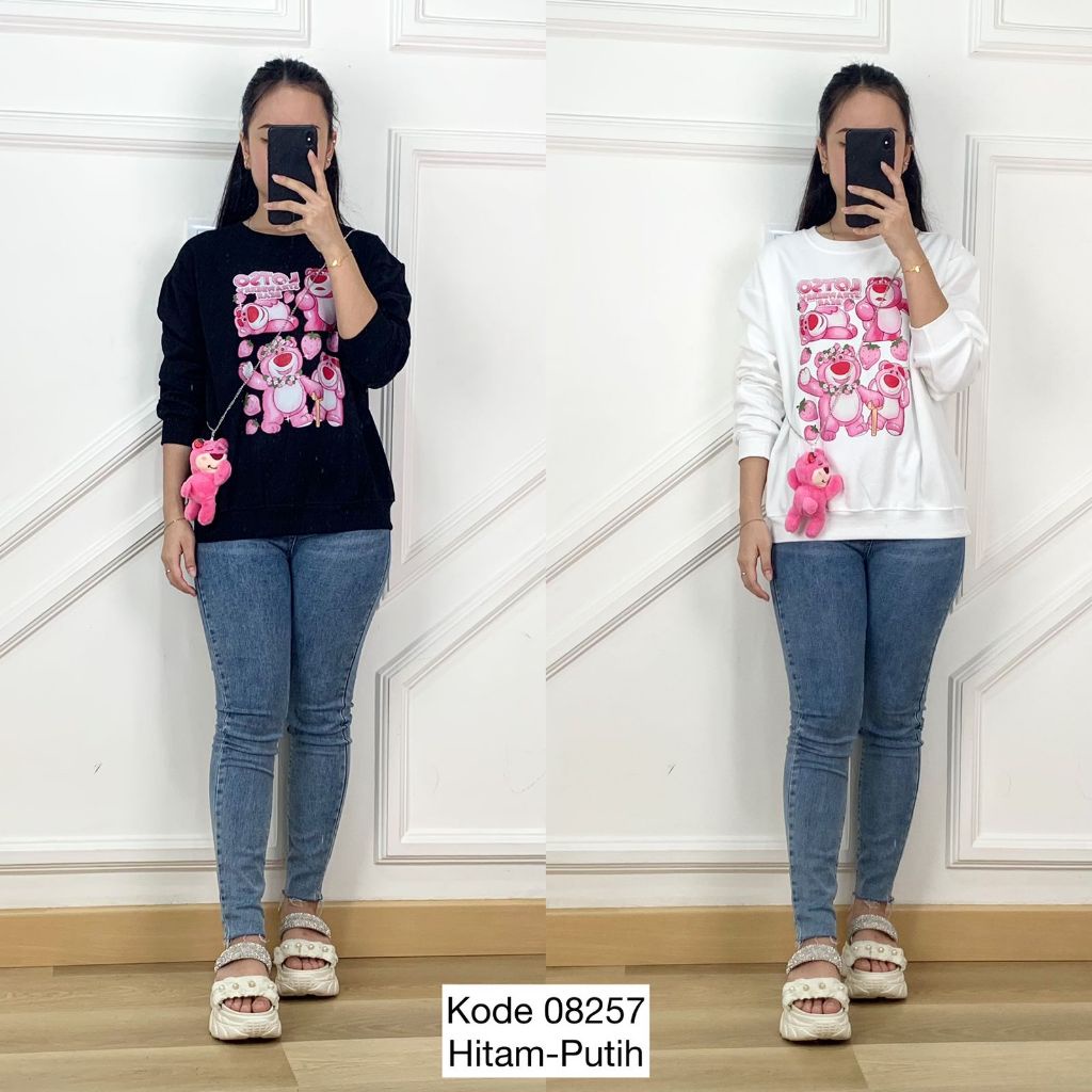 Sweater Wanita Lotso I Sweater Cute I Sweater Lotso Oversize