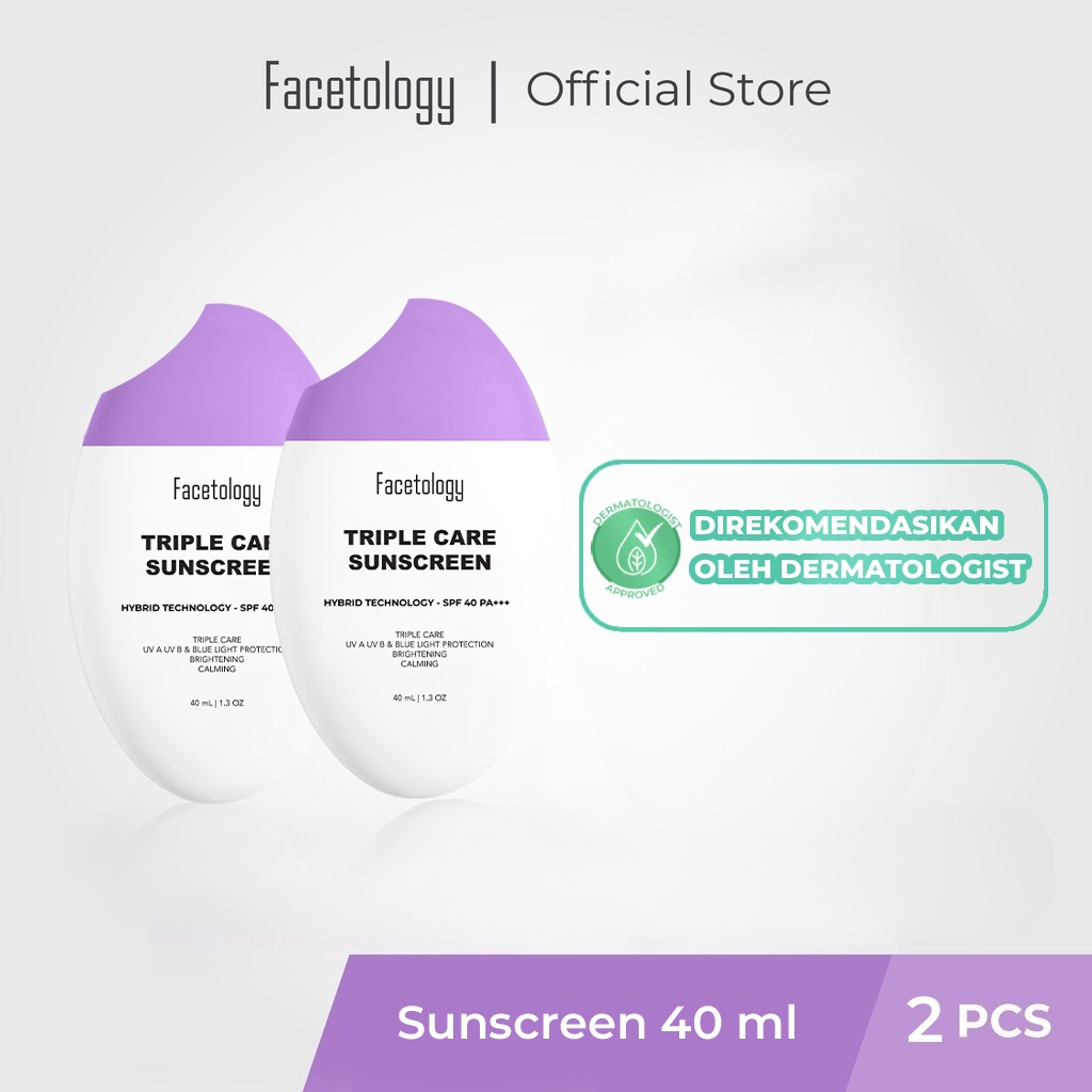 FACETOLOGY Bundling Triplecare Sunscreen 2pcs