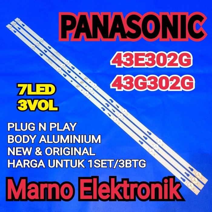 BL BACKLIGHT PANASONIC TH-43G302G 43 INCH TH43G302G TH 43G302G 43G302