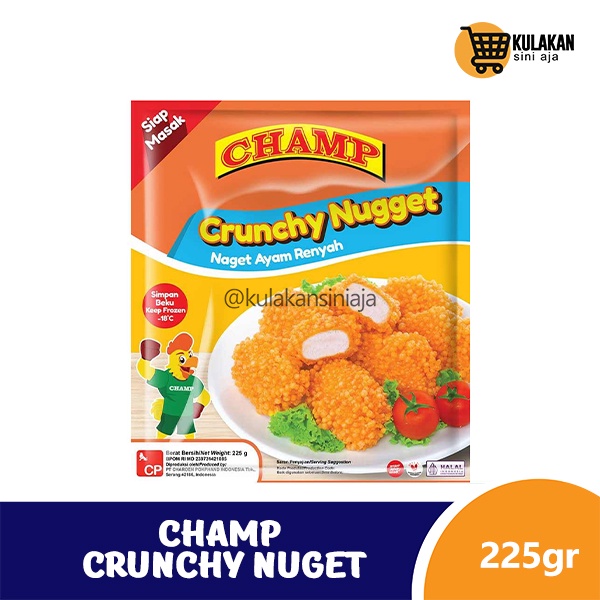 

Champ Crunchy Nuget 225gr