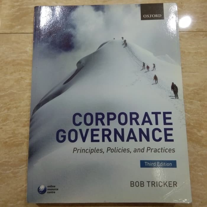 PROMO Corporate Governance Principles Policies 3rd Third by Bob Tricker