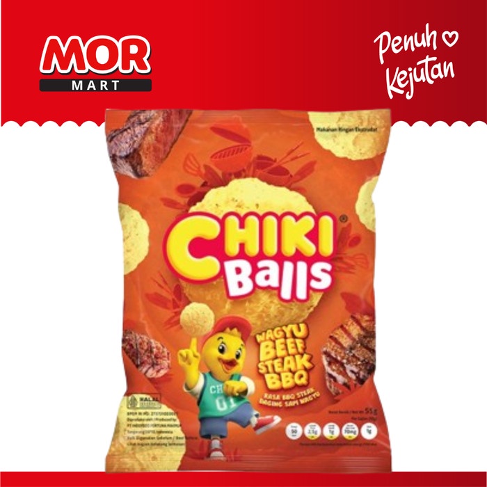 

CHIKI BALLS Wagyu Beef Steak Bbq 55gr