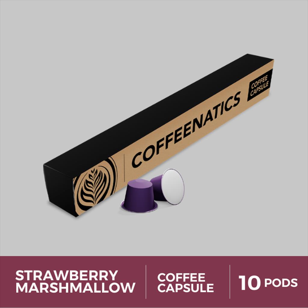 

Strawberry Marshmallow Coffee Capsule - Kopi Kapsul | Coffeenatics