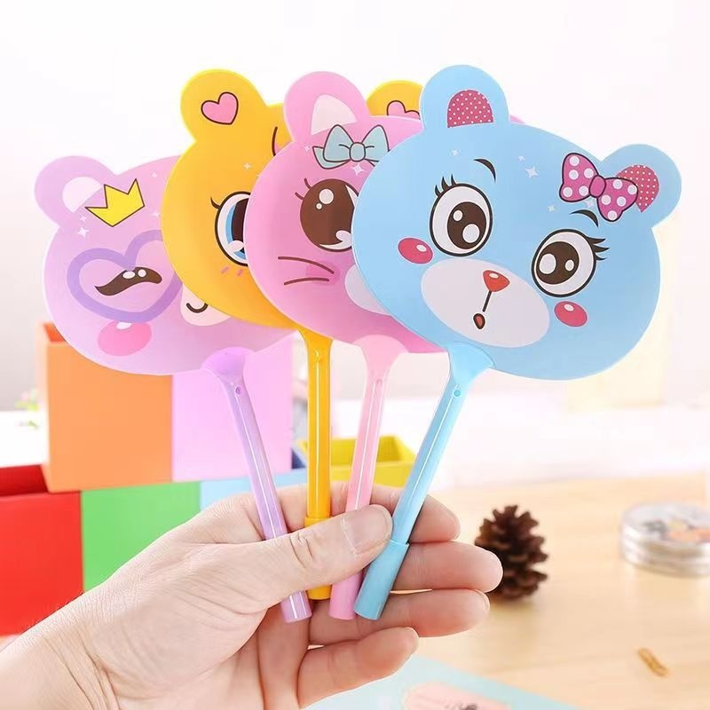 

Pulpen gel kipas/bolpoin kipas kartun/pulpen kipas kartun souvenir lucu