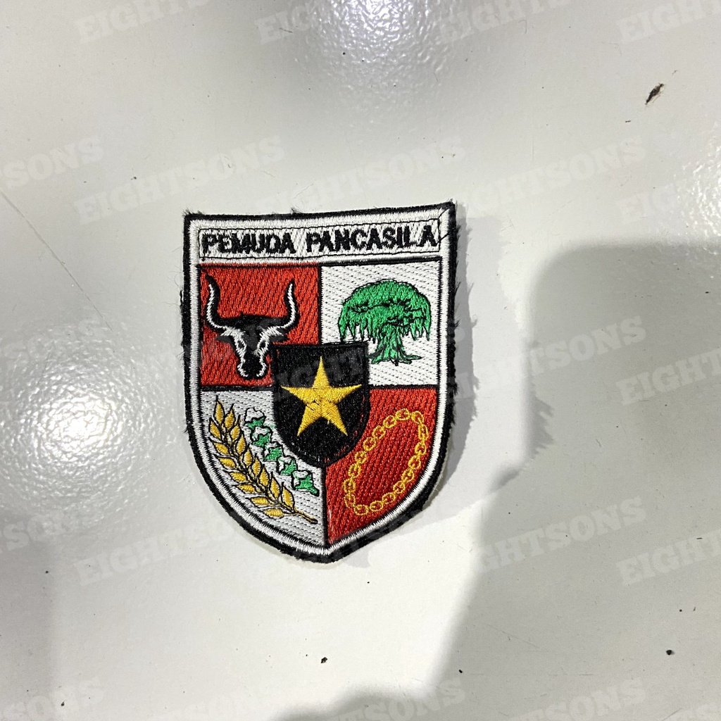 Patch Bordir Lambang Pemuda Pancasila PP Garuda Indonesia Pancasila Bordir