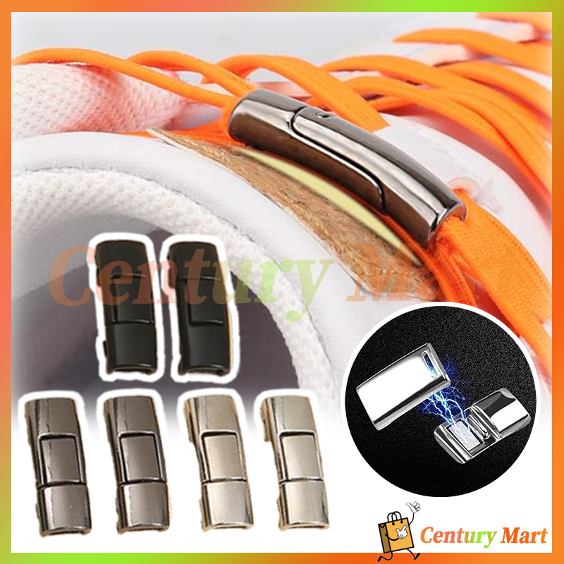 Set Tali Sepatu Magnet Simple /Tali Sepatu Magnet /Tali Sepatu Tanpa Ikat/Tali Sepatu Magnet Elastis