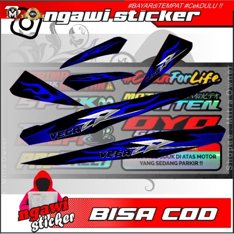 STRIPING Yamaha Vega ZR terbaru STRIPING Yamaha Vega ZR terbaru custom