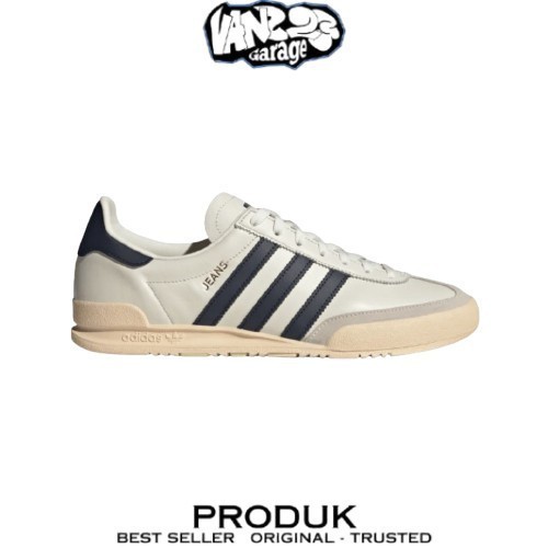 Sepatu Sneakers Adidas Jeans White Black 100% Original BNIB