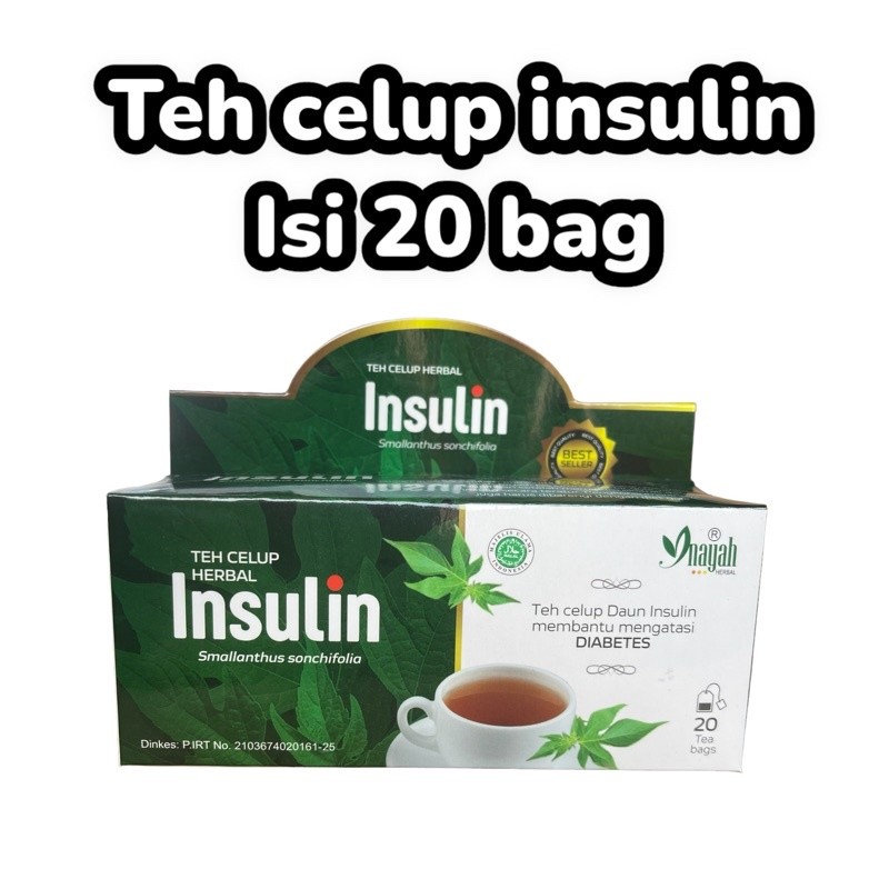 

Teh Celup Daun Insulin Diabetes Original untuk Asam Urat