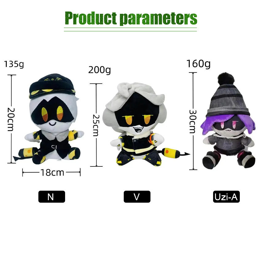 Owl Store - Murder Drones UZI N V Plush Doll Plushie Boneka Stuffed Toy Mainan Kado Anak Hadiah