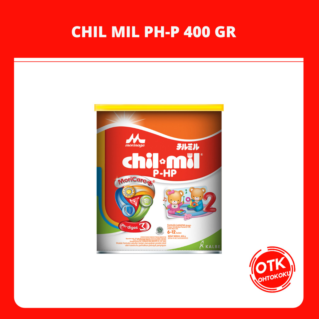 

Morinaga Chil Mil PHP 400 Gr Susu Formula Bayi 6-12 Bulan