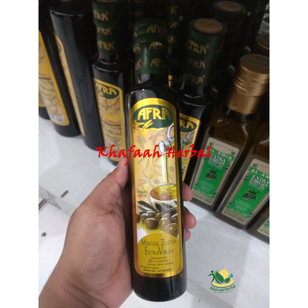

Minyak Zaitun AFRA 250ml Extra Virgin Olive Oil