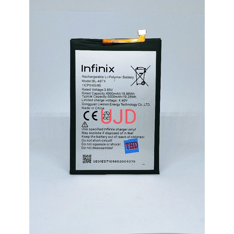 BATERAI BATRE INFINIX HOT 10 NOTE 7 SMART 5 BL49FX BL-49FX ORIGINAL PABRIK