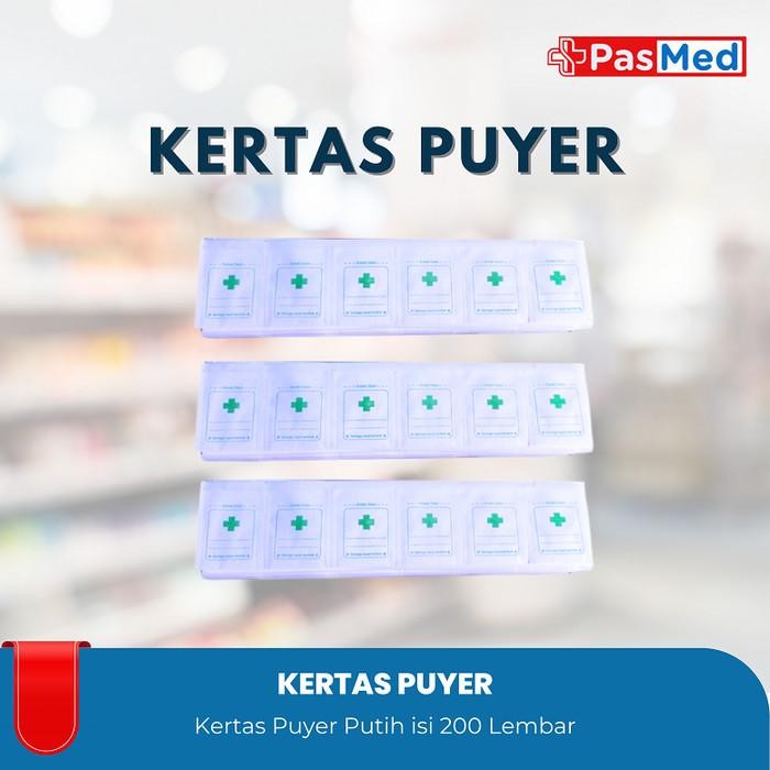 

Kertas Obat Puyer Putih/ Kantong Kertas Puyer