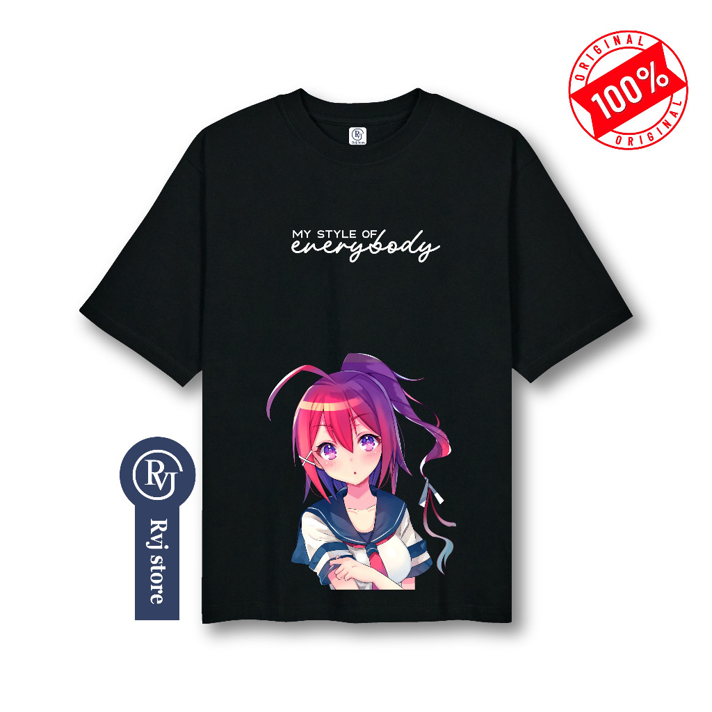 Celine2 - KAOS WANITA OVERSIZE / T-SHIRT KATUN 100%