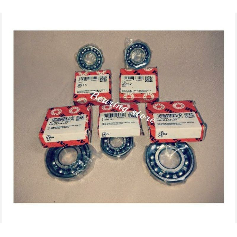 Bearing Laher FAG Mesin Rasio Ratio Suzuki Thunder 125 Full Set Fag C3 hi speed fulset fullset