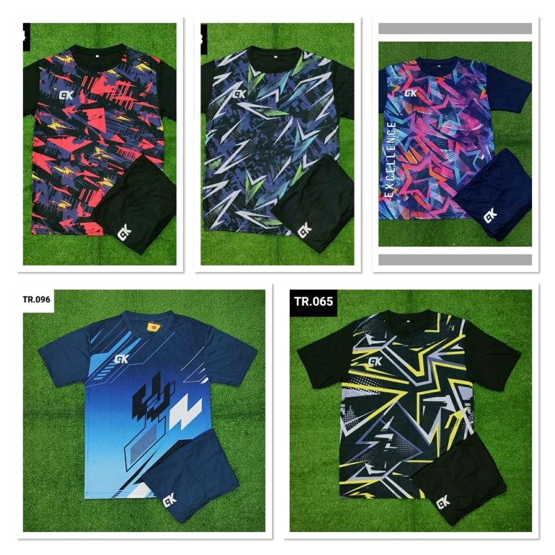 SETELAN CK BOLA KAOS RUNNING VOLLY BADMINTON TENNIS PRIA WANITA
