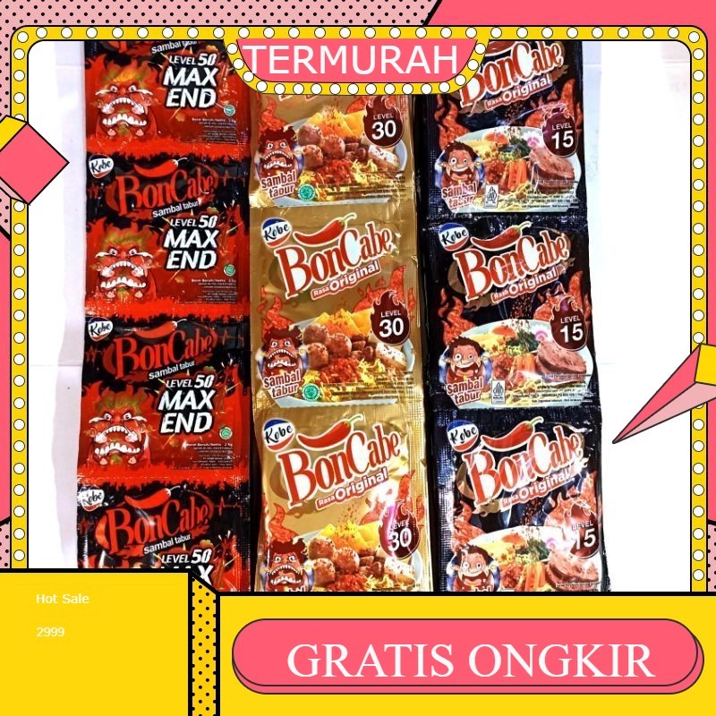 

BONCABE Bubuk Level 15 30 50 Per Renceng Isi 12pcs