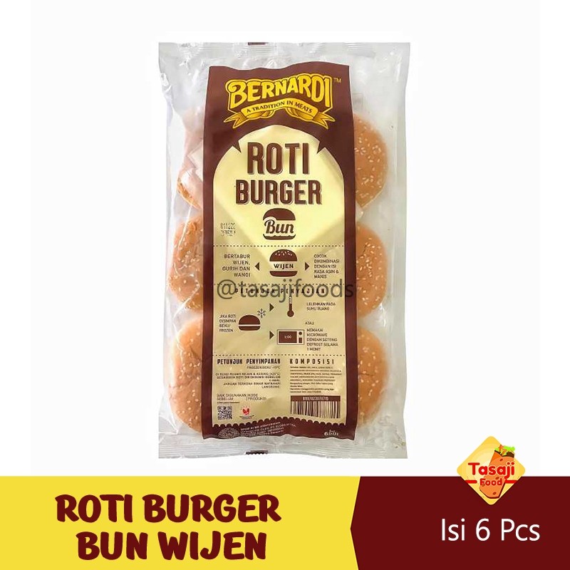 

Bernardi Roti Burger Bun Wijen