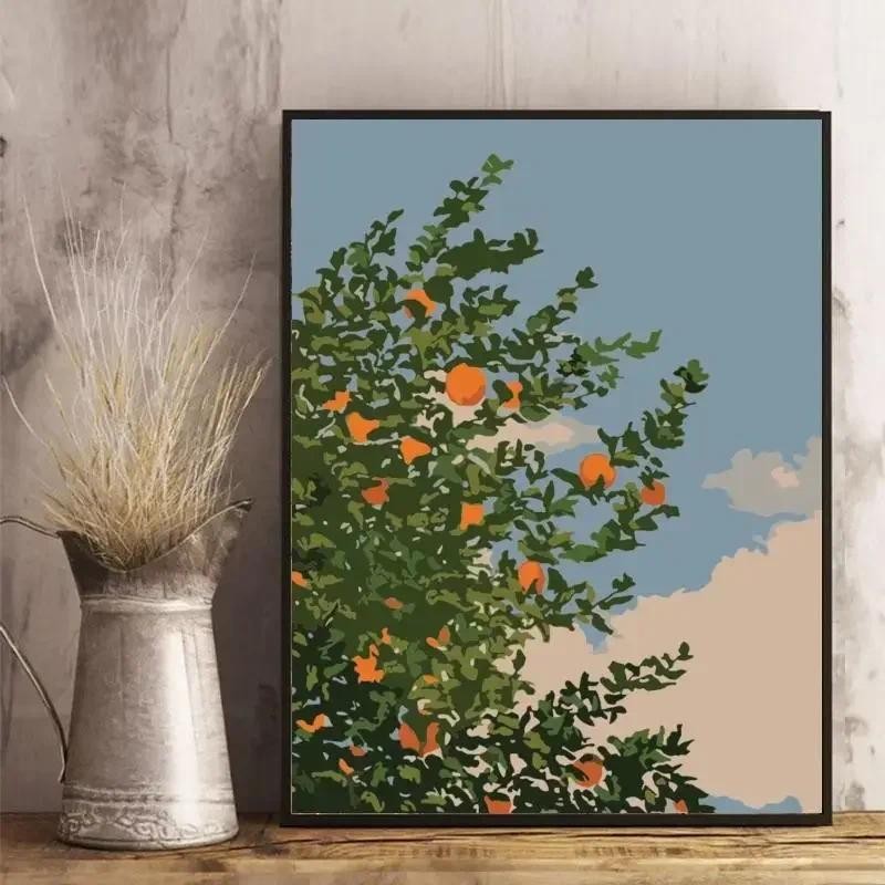 

4127561Digital oil painting living room decorative painting sofa background wall hanging painting