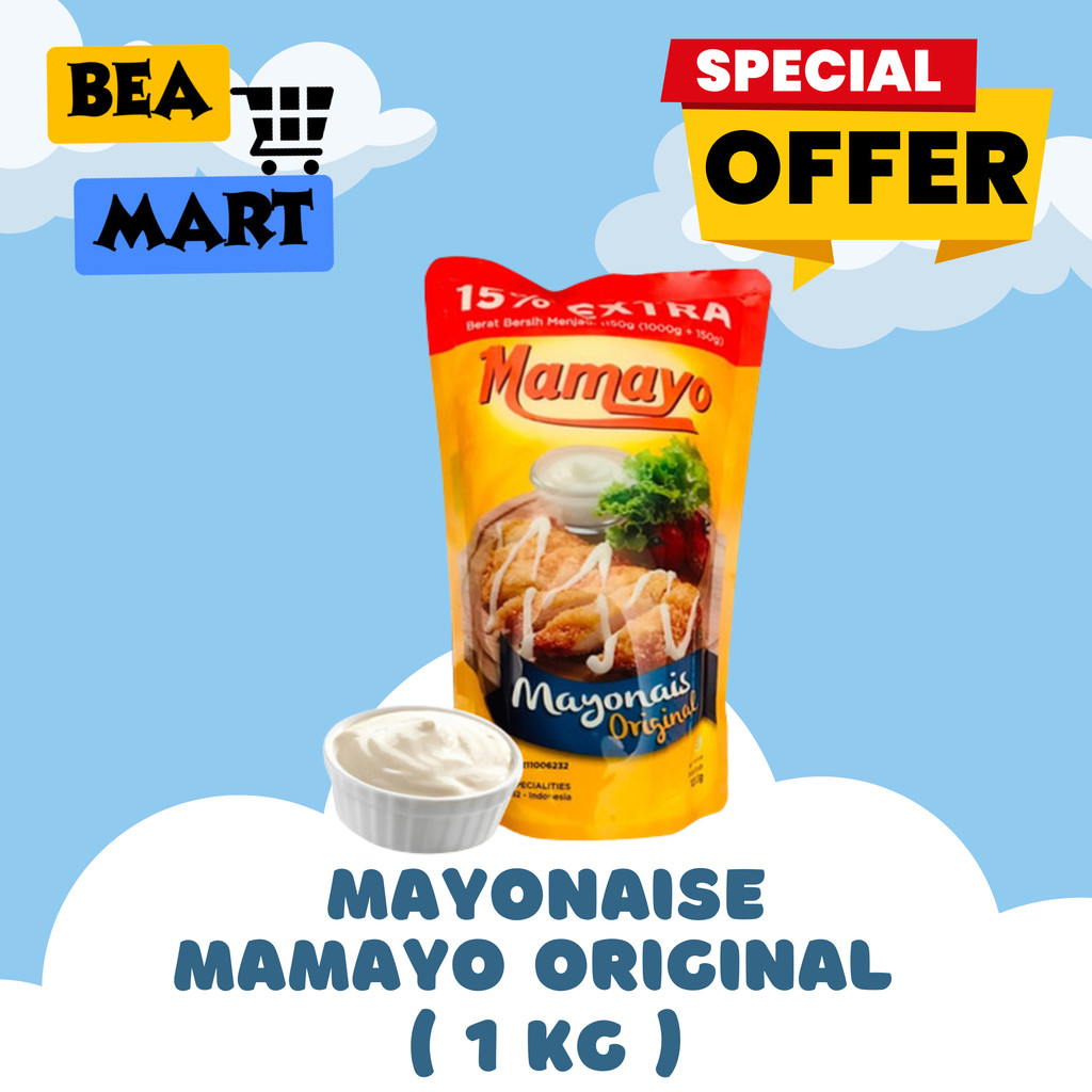 

Mamayo Mayonaise 1 kg | Original Mayones 1kg | Pouch Mayonais