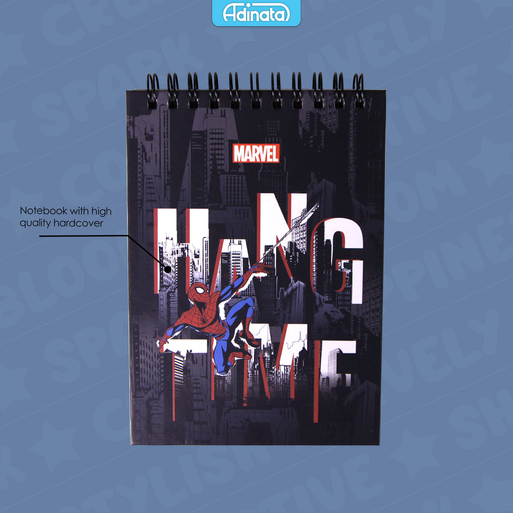 

Spiderman A6 Memo Spiral Notebook 2523-4304 - Adinata / Buku Catatan / Memo
