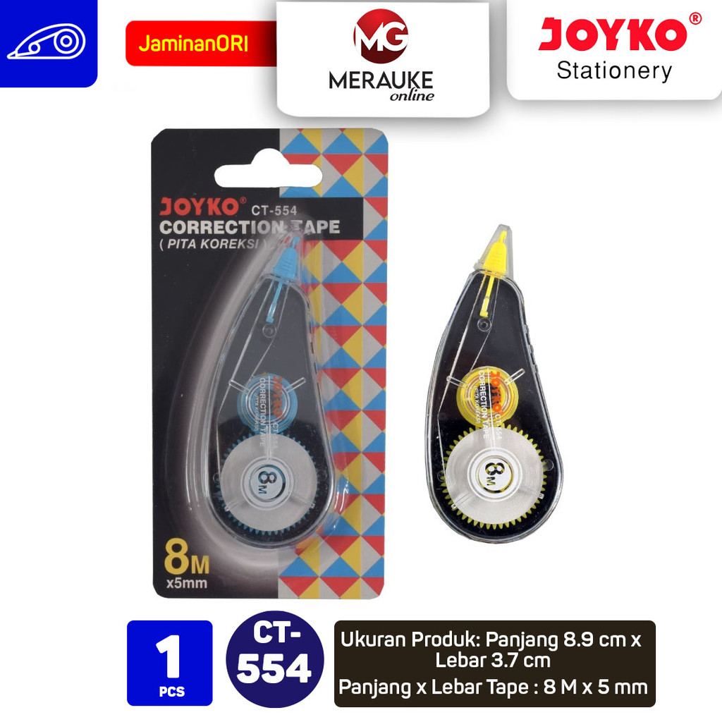 

JOYKO Correction Tape / Pita Koreksi CT-554 (8m x 5mm)