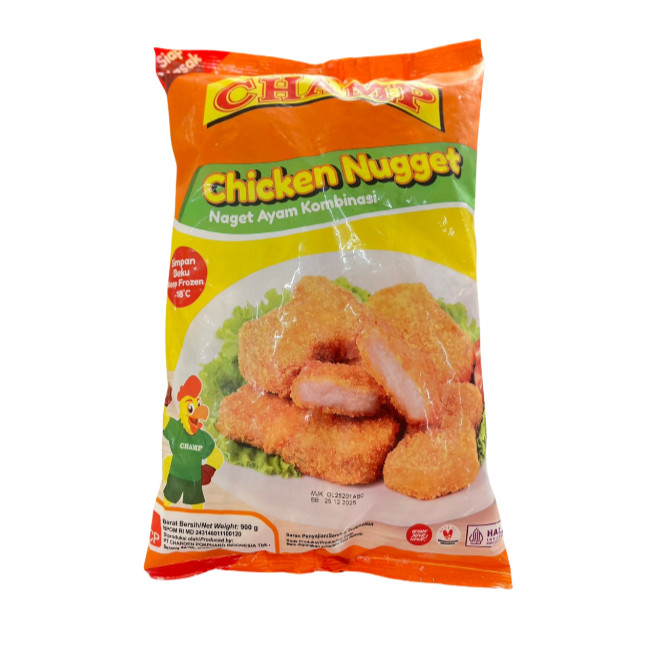 

Champ Nugget Ayam Kombinasi 900 gR PCS