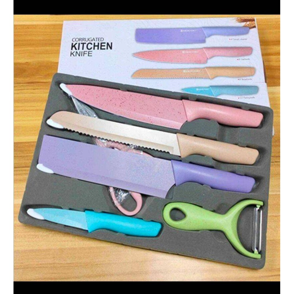 Pisau set warna warni