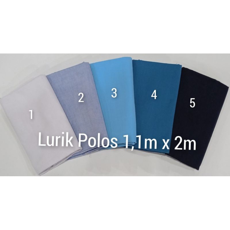 LURIK Kain Lurik Tenun Polos 2m