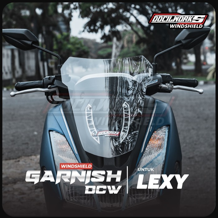 Garnish windshield visor LEXI 125-155 - C, LEXI SILVER